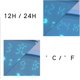 thumbnail image 4 of Blue alarm clock kids girls boys digital, cute alarm clock 2 alarm 6 music volume adjustable 3 screen brightness timer night light, 4 of 5