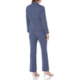 thumbnail image 2 of Le Suit Womens Petite Herringbone One Button Jacket & Pants Set 14P Denim Blue, 2 of 4
