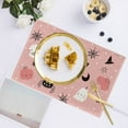 thumbnail image 4 of Halloween Kitchen Mat, 4 Pcs Halloween Pvc Placemats Coffee Mats Kitchen Table Mats Easy to Clean Kitchen Table Mats, 4 of 5