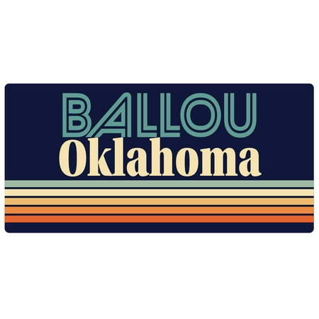 

Ballou Oklahoma 5 x 2.5-Inch Fridge Magnet Retro Design