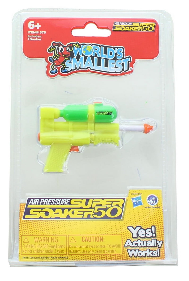 Details about   Hasbro Worlds Smallest Nerf Super Soaker Yes It Works!!! 