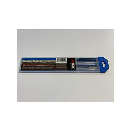 

Arc Union TIG Welding Pure Tungsten Electrode Blue (1/16” x 7”) 10 Pack