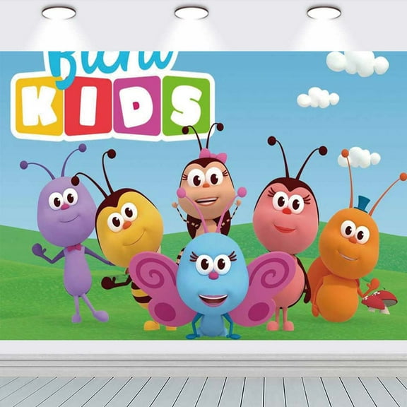 Bichikids school Backdrop Background Banner Taspestry Wall Decor Birthday Party Supplies Poster Fans