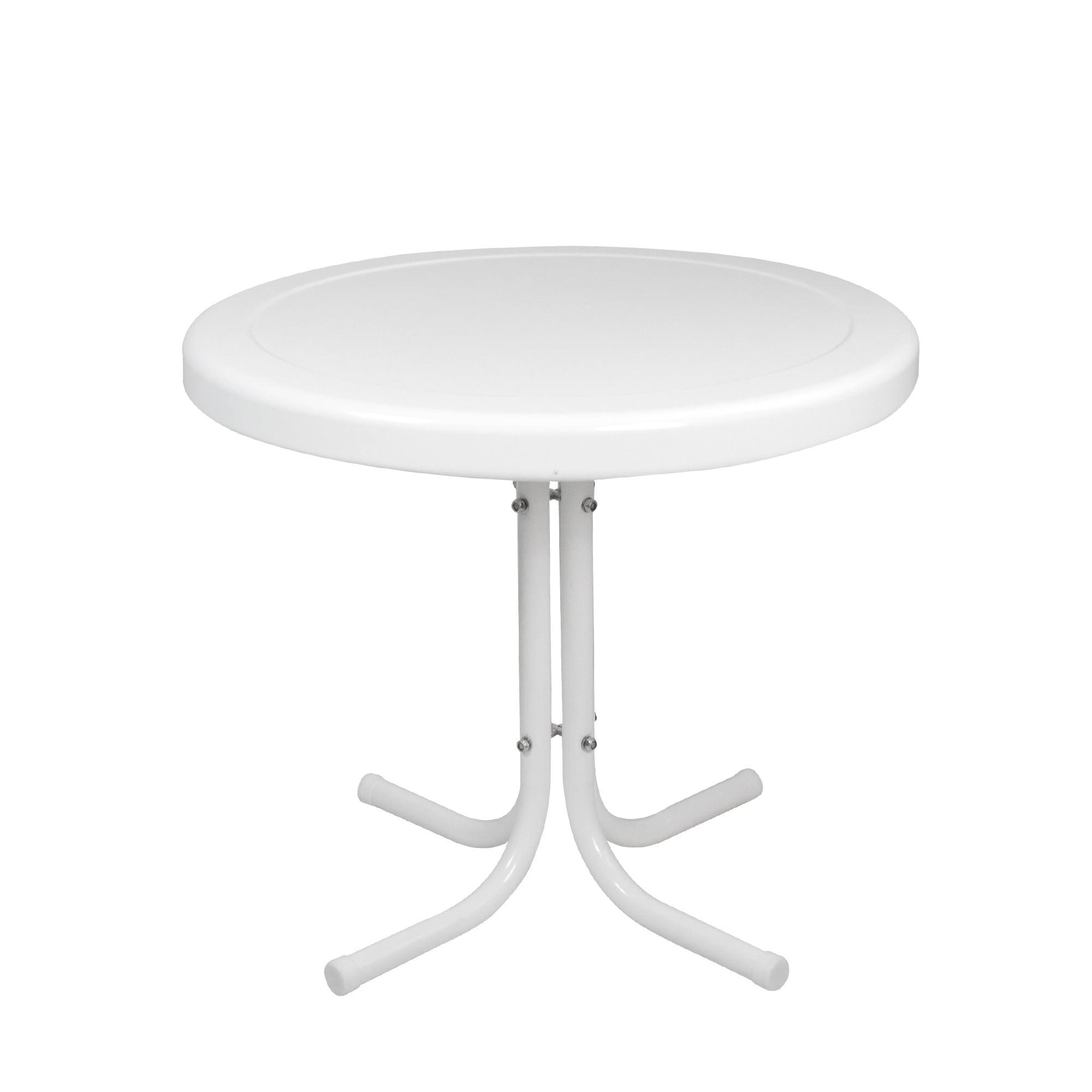 Lb International 21 75 Retro Tulip Outdoor Patio Side Table White Lb International 21 75 Retro Tulip Outdoor Patio Side Table White Com