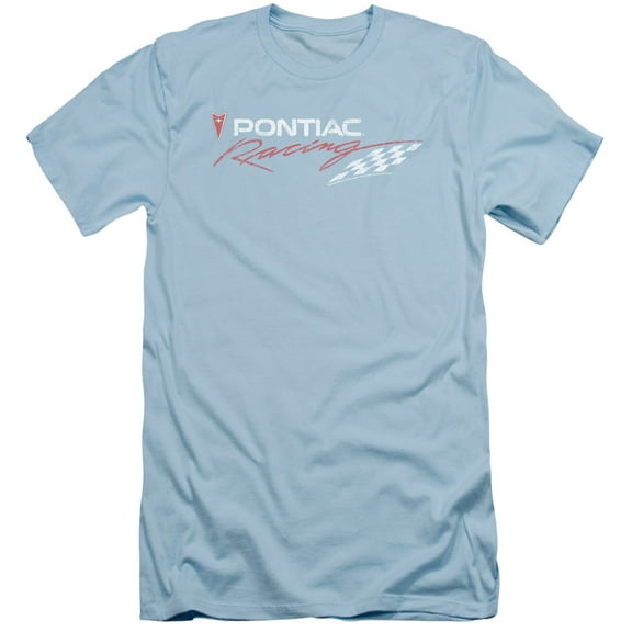 Pontiac Pontiac Racing Rough Hewn Adult 30/1 T-Shirt Light Blue