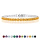 thumbnail image 1 of JeenMata 11 TCW Corte Redondo Noviembre - Citrino - Pulsera de tenis con piedra natal para mujer en diseño de eternidad - Chapado en oro blanco, Mujer, Adulto, 1 of 6