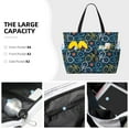 thumbnail image 3 of Fuzoiu Bicycle Colorful Print Waterproof Beach Tote Bag for Women Girls with Zipper,Sandproof Pool Swim Bag,Large Capacity Beach Travel Bag for Pool Swim Travel Everyday, 3 of 7