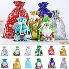 Gather Knot Xmas Wrapping Tie Sacks 20 Large 16 Medium Reusable Canvas Gift Bags Mix Match Set Walmart