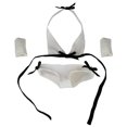 thumbnail image 1 of Ropa Interior Femenina Sunnimix Traje de Baño Conjunto de Ropa con Ribete Negro, 1 of 6