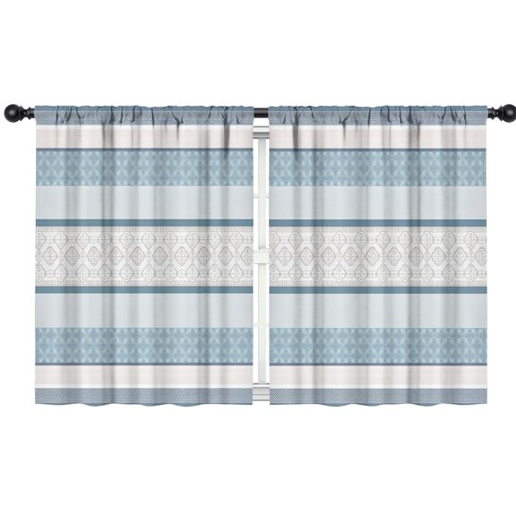 Blackout Kids Curtains,Boho Bohemia Geometric Line Art Childrens Insulated Curtains Set Of 2,Bedroom Essentials,Toddler Room Decor 42"x54"(106x137cm)