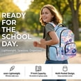 thumbnail image 4 of Yuyamidu Cute Cat 4Pcs Backpack Set for Girls 6-8 8-10 10-12 Kids School Bookbag with Lunch Bag Pencil Case Water Bottle Bag Elementary Middle School Daypack Back, 4 of 7