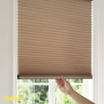 thumbnail image 5 of Yellow Blinds Cordless Light Filtering Honeycomb Cellular Shade Skyline Cream - 62.75"W X 64"H, 5 of 9
