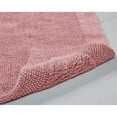 thumbnail image 3 of Better Trends 3 Piece Premium Bathroom Rug Set 100% Cotton Soft Tufted Bath Mat Water absorbent Reversible Bath Rug Perfect for Bathroom, Shower and Bathtub Use, Pink - Edge Collection, 3 of 5