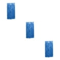 thumbnail image 3 of relayinert Vibrant Foil Fringe Curtain Wide Application And Customizable Options Dark Blue 3*1m 3Set, 3 of 6