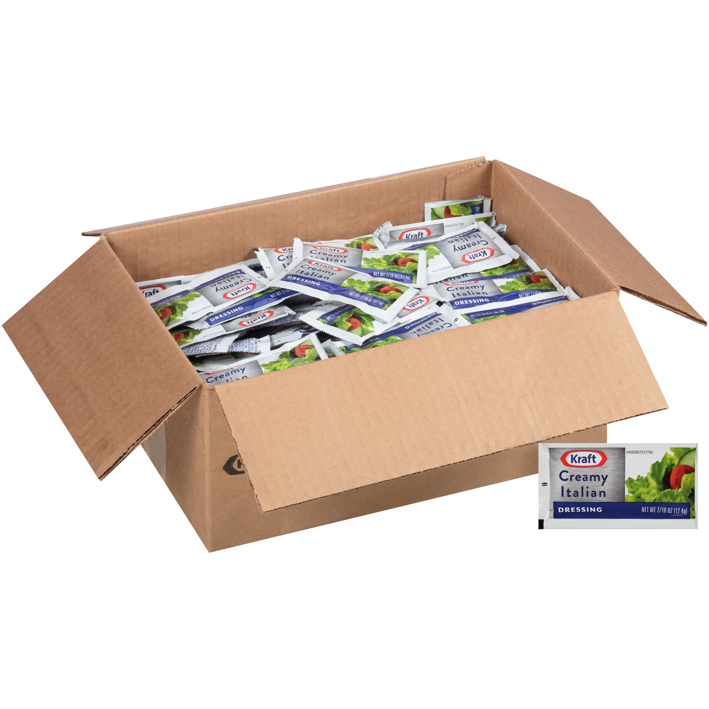 Single pack salad dressing