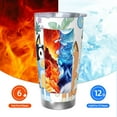 thumbnail image 5 of Masiiu Bluey Print 20OZ Car Cup for Travel, Insulated Stainless Steel Cup, Leak-Proof Lid with Straw and Direct Drinking Opening-Without Straw, 5 of 8