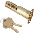 thumbnail image 2 of Open Box Baldwin Reserve DCCRD112 Double Cylinder Contemporary Round Deadbolt Venetian Bronze Finish, 2 of 2