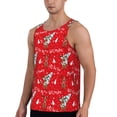 thumbnail image 2 of Logiee Christmas Deer 1 Print Men's Workout Tank Top,Quick Dry Workout Tank Top,Gym Muscle Tee,Fitness Bodybuilding Sleeveless T Shirt-Large, 2 of 7