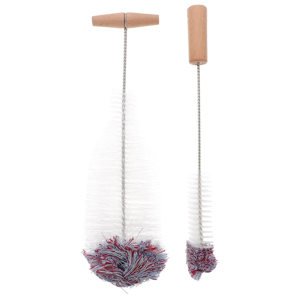 EeaseMX 2 cepillos de limpieza de botellas, multifunción, limpiador de botellas