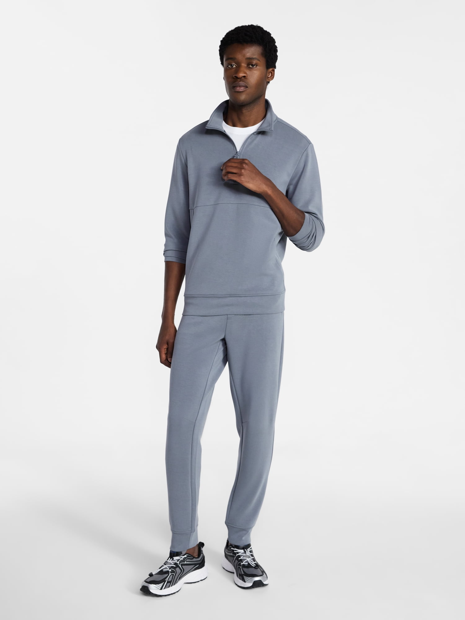 Athletic Works Men's and Big Men's Scuba Knit Joggers, Sizes XS-5XL