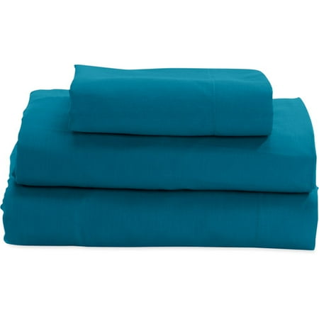 Mainstays 200 Threadcount Sheet Set, Hawaiian Blue