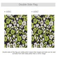 thumbnail image 4 of Yayeee Garden Flag 12"x18" Double Sided Outdoor Yard Lawn Holiday Decorations, Green Flower Pattern, 4 of 6