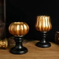 thumbnail image 2 of Candelabro de Calabaza para Decoración de Halloween, Adorno para Escritorio, Candelabro de Resina, Candelabro Redondo, 2 of 5