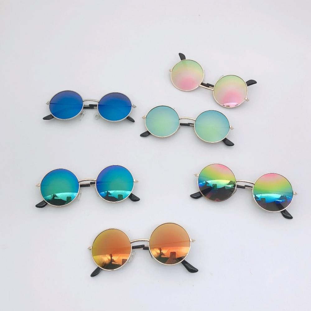 Children's Cute Round Frame Sunglasses Metallic Fruit Dazzle Sunglasses Personality Sunglasses - image 3 of 4