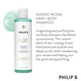 thumbnail image 4 of Philip B Nordic Wood Hair Plus Body Purifying Shampoo, Fresh, 11.8 fl oz, 4 of 6