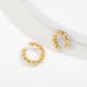 thumbnail image 1 of Ear Cuff de perlas para mujer, pendientes bohemios apilables en forma de C con diamantes de imitación de circonia cúbica, pendientes de Clip pequeños, joyería de boda, nueva moda 2024, 1 of 5