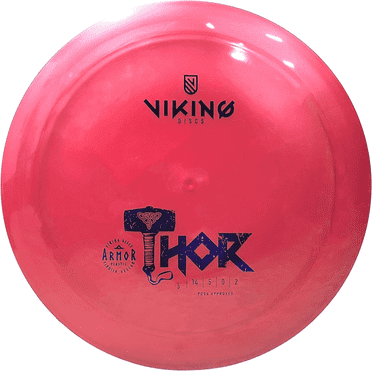Viking Discs Thor Distance Driver - Premium Armor Plastic (Pink)