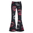 thumbnail image 5 of LRen Girls Flare Pants School Uniform Bootcut School Uniform Slacks Y2k Loose Fit with Pockets Flare Leg Loose Long Trousers for Kids Age 5-6 Years, 5 of 5