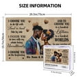 thumbnail image 4 of Personalized 1000 Piece Puzzle for African American Couples, I Choose You Black Love 1000 Piece Jigsaw Puzzle with Custom Names – Black Couple Romantic Anniversary or Wedding Gift, 4 of 8