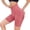 Watermelon Red, variant on Women's Seamless High Waisted Biker Shorts Sculpting Compression Workout Shorts