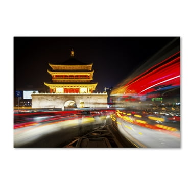 Trademark Fine Art 'City of Lights' Canvas Art by Philippe Hugonnard