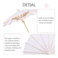 thumbnail image 2 of Paraguas de papel ANGGREK Decoración blanca para bodas, 2 of 8