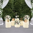 thumbnail image 3 of 8pcs Foldable Paper Column Display Stands Round Cylinder Wedding Flower Stands, 3 of 12