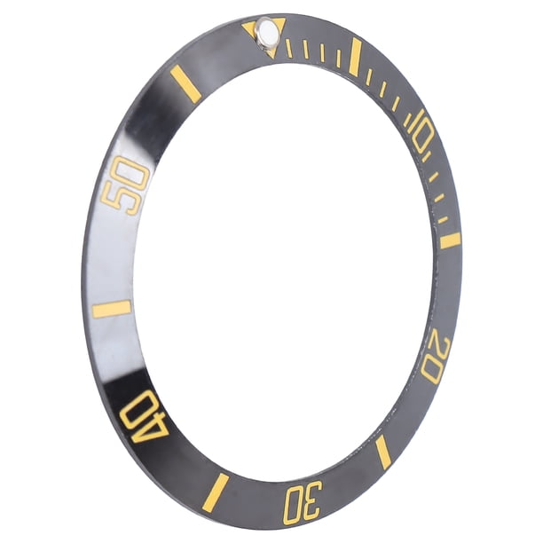 Anillo de inserción del bisel del reloj, inserto del bisel Piezas de repuesto del anillo del bisel del reloj Inserto del bisel del reloj para el hogar para el reloj para reparar ANGGREK HE1510