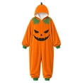 thumbnail image 5 of MEZZALL Kids Pumpkin Theme Onesie For Halloween Day With Festive Pumpkin Cute Cartoon Long Sleeve Jumpsuit For Children Pajamas Loungewear, 5 of 6