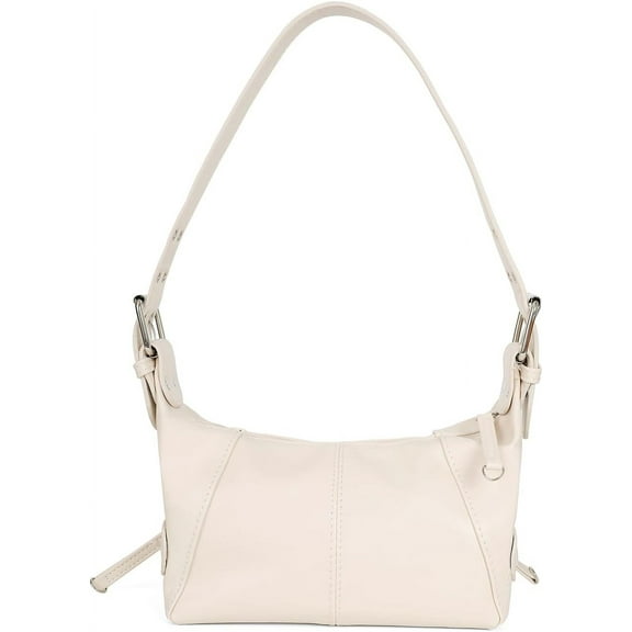 MMYGU Women Shoulder Bags Y2K PU Leather Retro Locomotive Shoulder Bag Western Vintage Crossbody Purse Zipper Closure