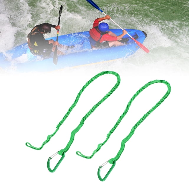 Correa de Paleta de Kayak de 2 Pezas, Cordón de Paleta de Kayak Elérstico, Cuerda Antipérdida, Correa de Caña de Kayak para Kayak, Canotaje, Piragüismo de 3 A 6 pasteles