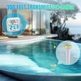 thumbnail image 2 of Raddy PT- Solar Pool Thermometer Floating Easy Read Spa Thermometer with Digital Display Solar Battery Powe for Swimming Pools Hot Tubs Ponds Aquariums Ice Baths (PT- TN), 2 of 7
