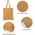 thumbnail image 6 of JUYGO Cotton Tote Bag and DIY Shopping Shoulder Bag Lightweight Spacious Grocery Bag Durable Washable Reusable Bags, 6 of 7