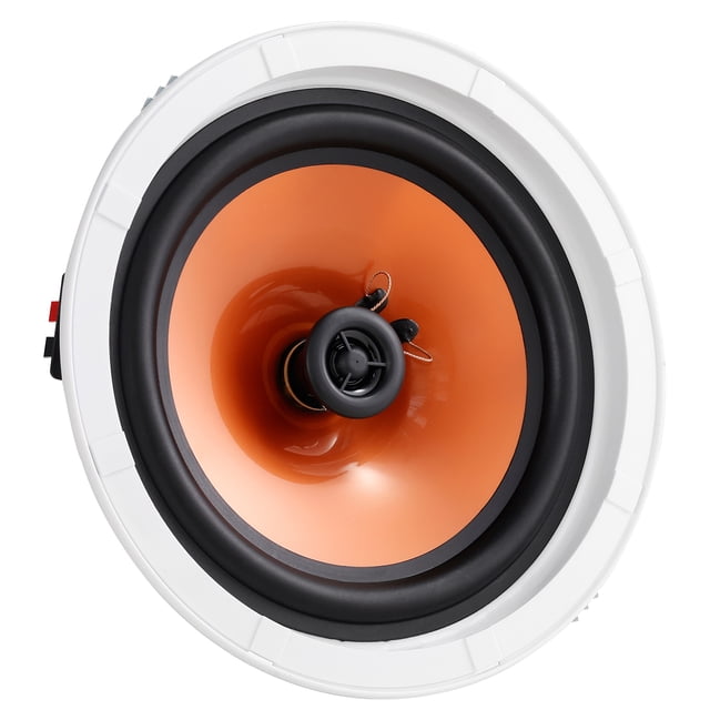 KFFKFF 4-Pack 8'' Ceiling Speakers, 100W, Seamless In-Wall/Ceiling Audio System, 8Ω 89dB, Ideal for Indoor Rooms & Sheltered Outdoor Areas