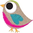 thumbnail image 3 of Ashley Productions Magnetic Whiteboard Eraser, Burlap Scribble Tweet, Pack of 6, 3 of 3