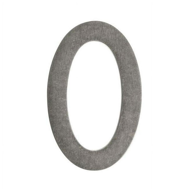 Architectural Mailboxes 3585APA-0 Floating House Number 0, Antique Pewter - 5 in.