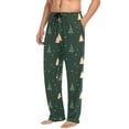 thumbnail image 2 of FORMRS Mens Pajama Pants with Pockets Sleepwear Lounge Bottoms Sizes S-2XL, Pink Christmas Trees, 2 of 7