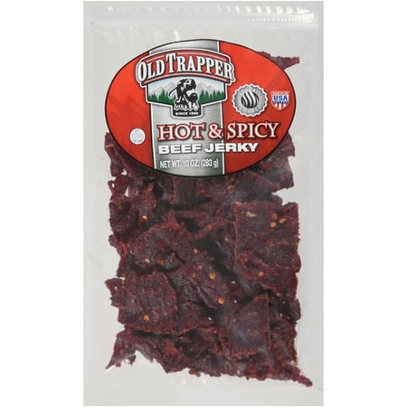 Old Trapper Hot & Spicy Beef Jerky, 10 Oz.