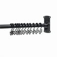 thumbnail image 3 of Utopia Alley Rustproof Wall Mounted L-Shaped Corner Shower Curtain Rod, Black, 3 of 11