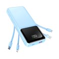 thumbnail image 1 of Cargador portátil RONEGN Power Bank de 20000 mAh con cable incorporado, 1 of 8